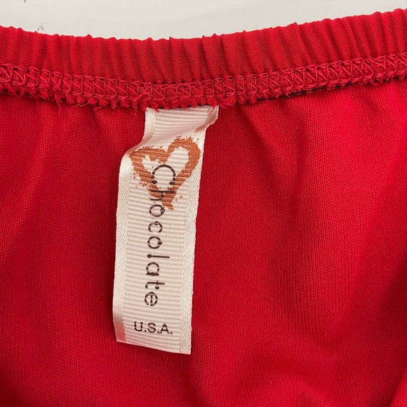 Chocolate Womens‎ Red Dress Size Large - Picture 3 of 5